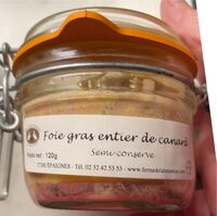 Foie gras entier de canard