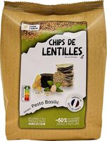 CHIPS DE LENTILLES - Saveur Pesto Basilic