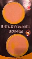 Foie gras de canard entier du Sud-Ouest sel et poivre