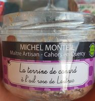 La terrine de canard à l'ail rose de Lautrec