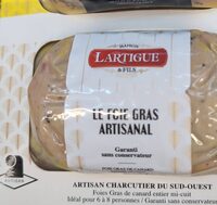 Foie gras canard entier mi+cuit