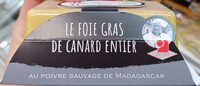 Foie gras de canard entier au poivre de Madagascar