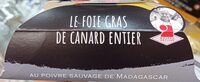 Foie gras de canard entier au poivre de Madagascar