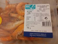 Crevettes entières cuites réfrigérés asc