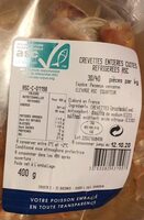 Crevettes entieres cuites