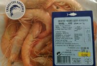 Crevettes sauvages entières cuites réfrigérées
