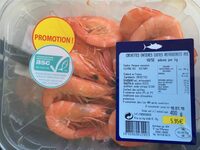 Crevettes entieres cuites