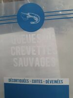 Queues de crevettes sauvages