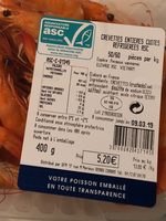 Crevette entiere cuite
