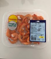 Queues de crevettes cuites