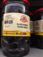 Olives noires facon grecque