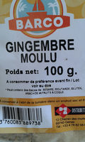 Gingembre moulu