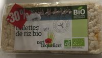 Galettes de riz bio