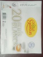 30 oeufs blancs