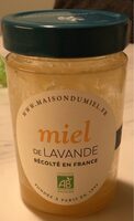 Miel de lavande récolté en France