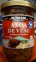Axoa de veau