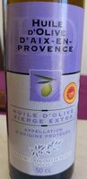 Huile d'olive d'Aix en Provence AOP