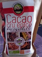 Poudre de cacao aux épices indiennes et sucre de coco BIO et EQUITABLE - sachet de