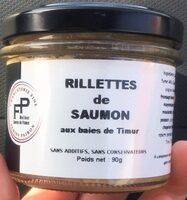 Rillettes de Saumon aux baies de Timur