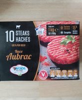 10 steaks hachés de l'Aubrac