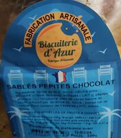 Sablés pépites chocolat