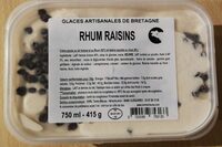 Glace Rhums raisins