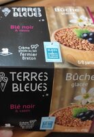 Bûche glacée blé noir&cassis
