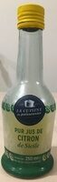 Pur jus de citron de Sicile