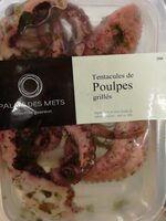 Tentacules de poulpes grillés
