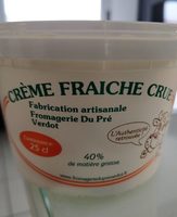 Crème fraiche crue