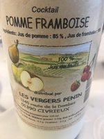 Cocktail pomme framboise