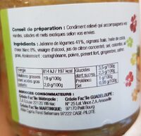 Achards de légumes
