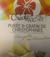 Purée et gratin de christophines