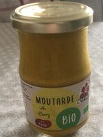 Moutarde bio au curry