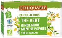 Thé tonique - Thé vert citronnelle guarana
