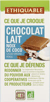 Chocolat lait noix de coco