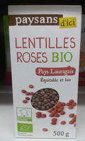 Lentilles roses