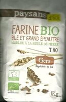 Farine Bio Blé et grand épeautre du Gers T80