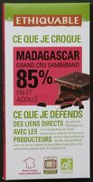 Chocolat noir 85% Madagascar