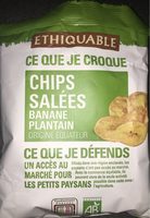 Chips salées banane plantain