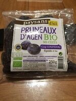 Pruneaux d'Agen bio mi-cuits
