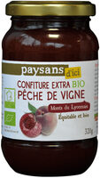 Confiture extra Pêche de vigne