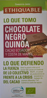 Chocolate negro quinoa