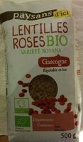Lentilles roses bio