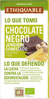 Chocolate negro ecológico de perú y haití con