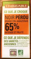 Noir Pérou 65%