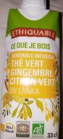 Véritable infusion thé vert gingembre citron vert