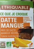 Pâte de datte mangue