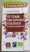 Té tchai con especias ecológico