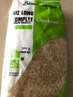 Biothentic Riz Long 1 / 2 Complet 1Kg